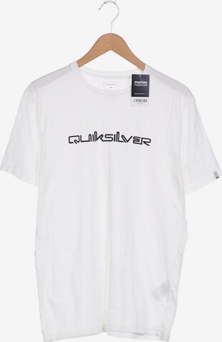 QUIKSILVER T-Shirt L in Weiß: predná strana
