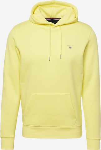 GANT Sweatshirt in Yellow: front