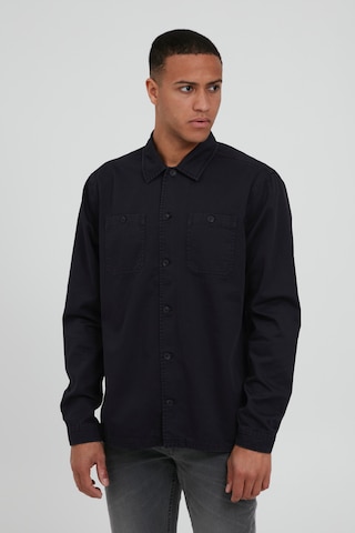 BLEND Comfort fit Button Up Shirt 'AVINO' in Black: front