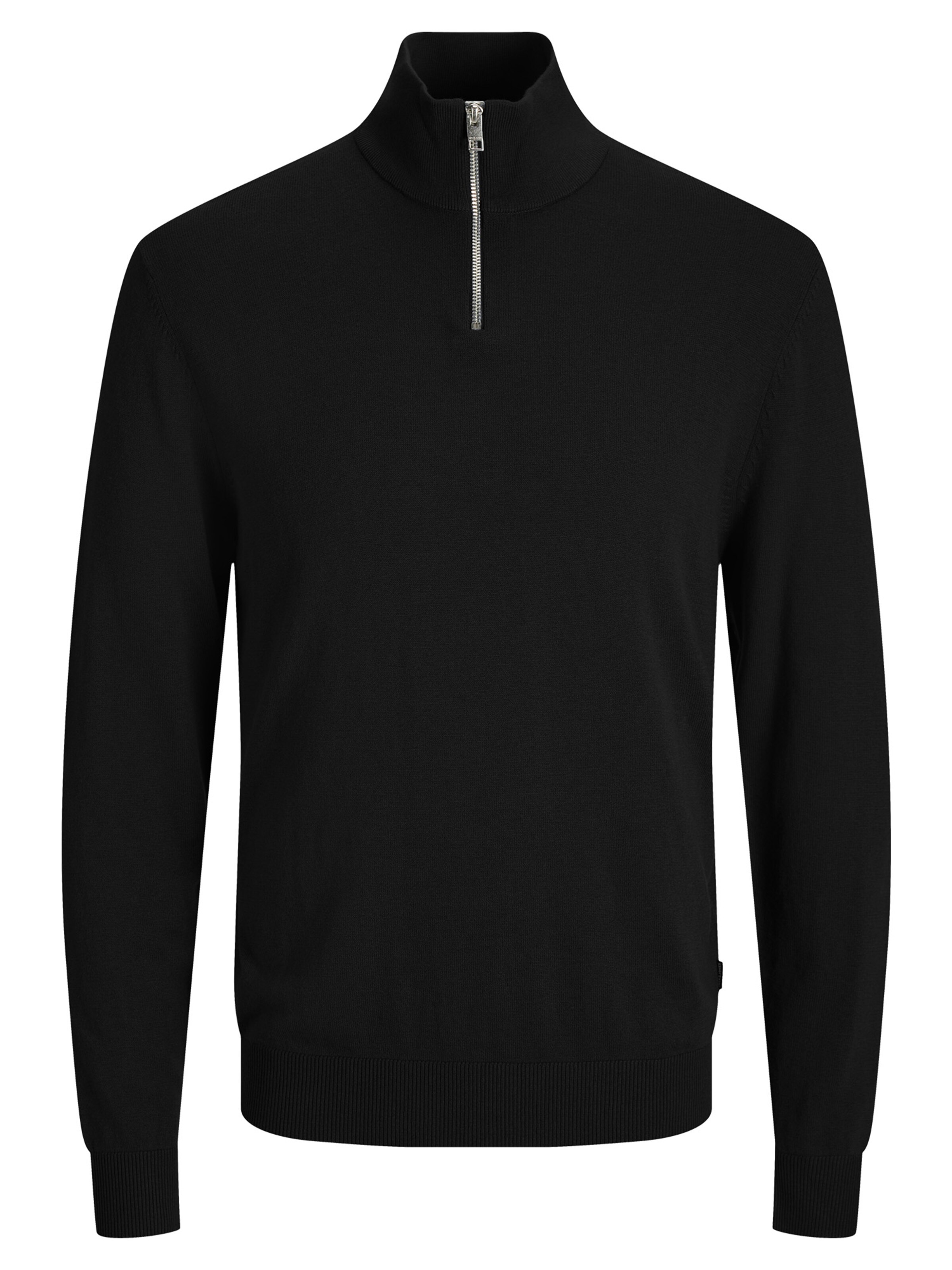 JACK & JONES Pullover 'Emil Knit'‌‌‌ in Schwarz: Vorderseite