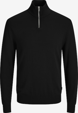 JACK & JONES Pullover 'Emil Knit' in Schwarz: Vorderseite