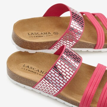 LASCANA - Zapatos abiertos en rosa