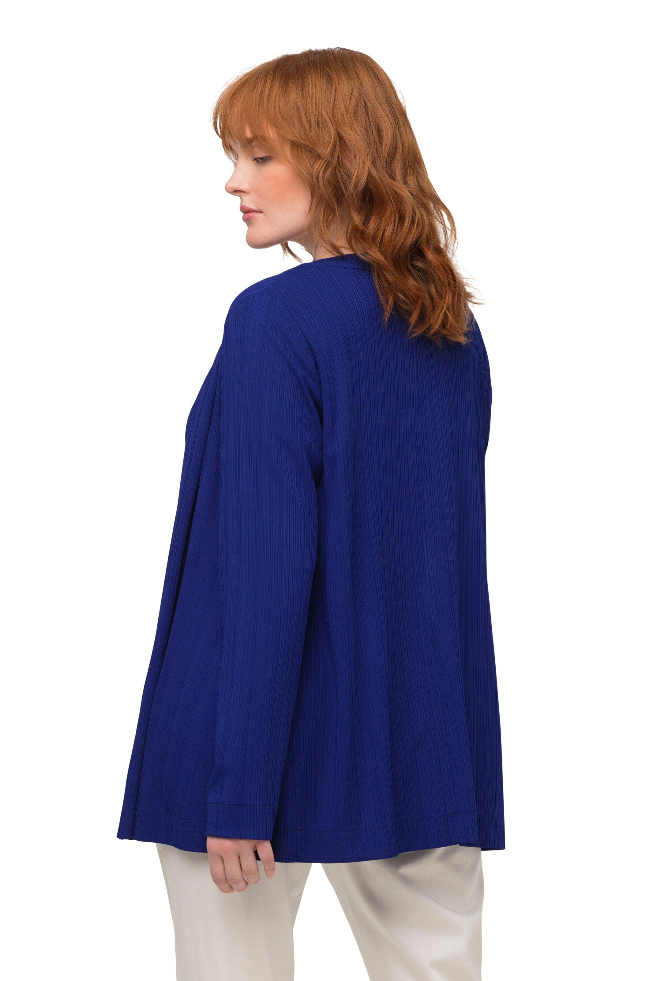 Ulla Popken Strickjacke in Blau