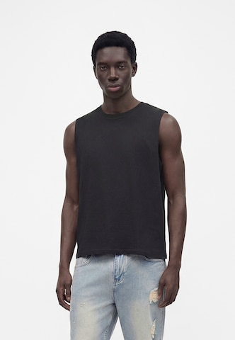 GAP Shirt 'V-EVERYDAY SOFT MUSCLE' in Zwart: voorkant