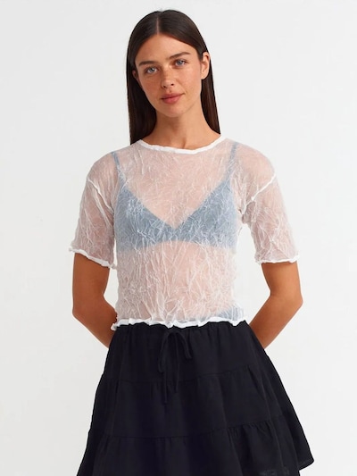 Dilvin Pull-over 'Pullover' en S-L en blanc, Vue avec produit