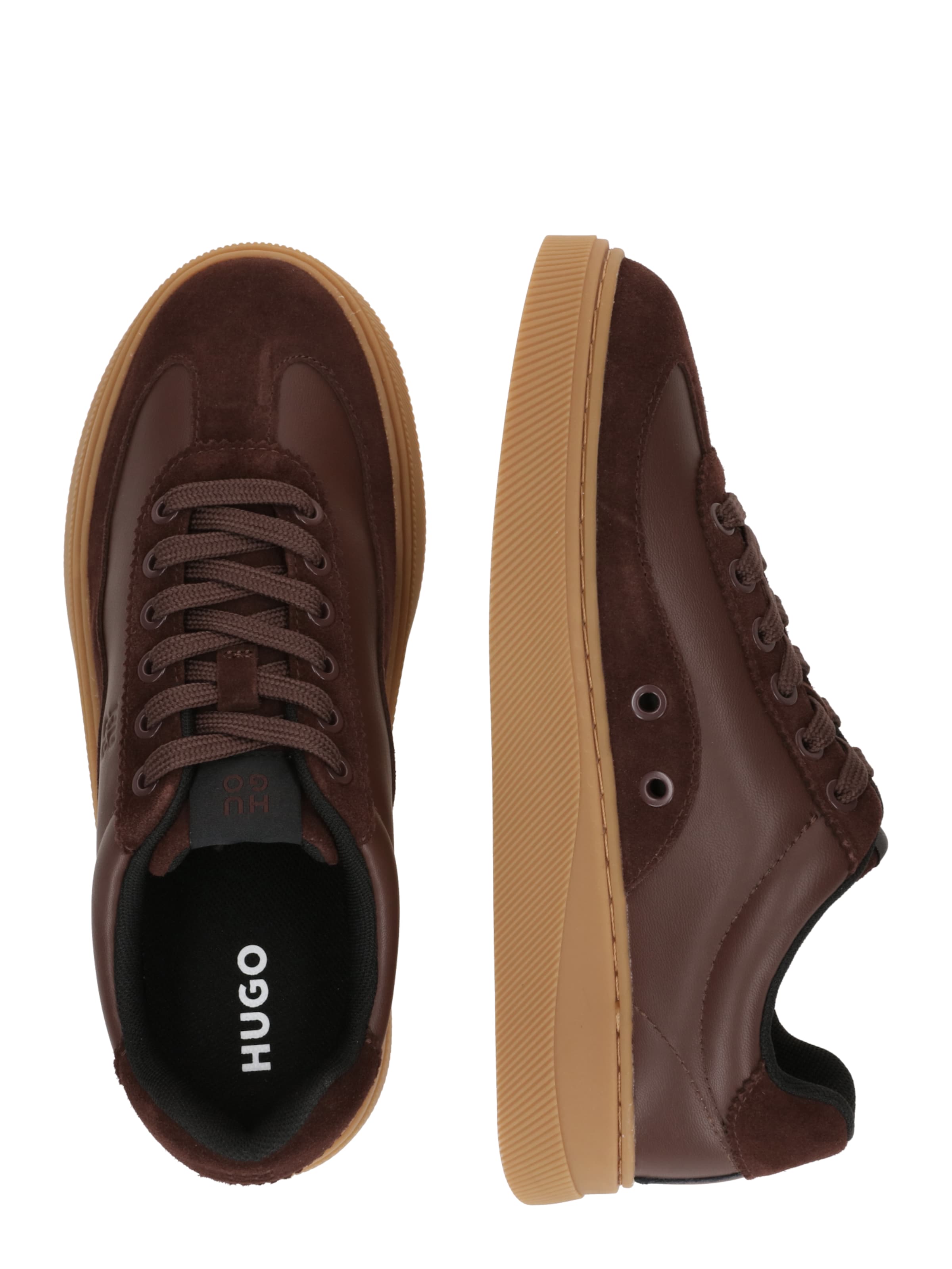 HUGO Rövid szárú sportcipők 'Lyzz' - barna