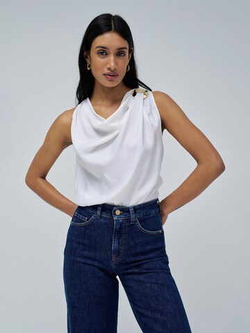 Salsa Jeans Top in Wit: voorkant
