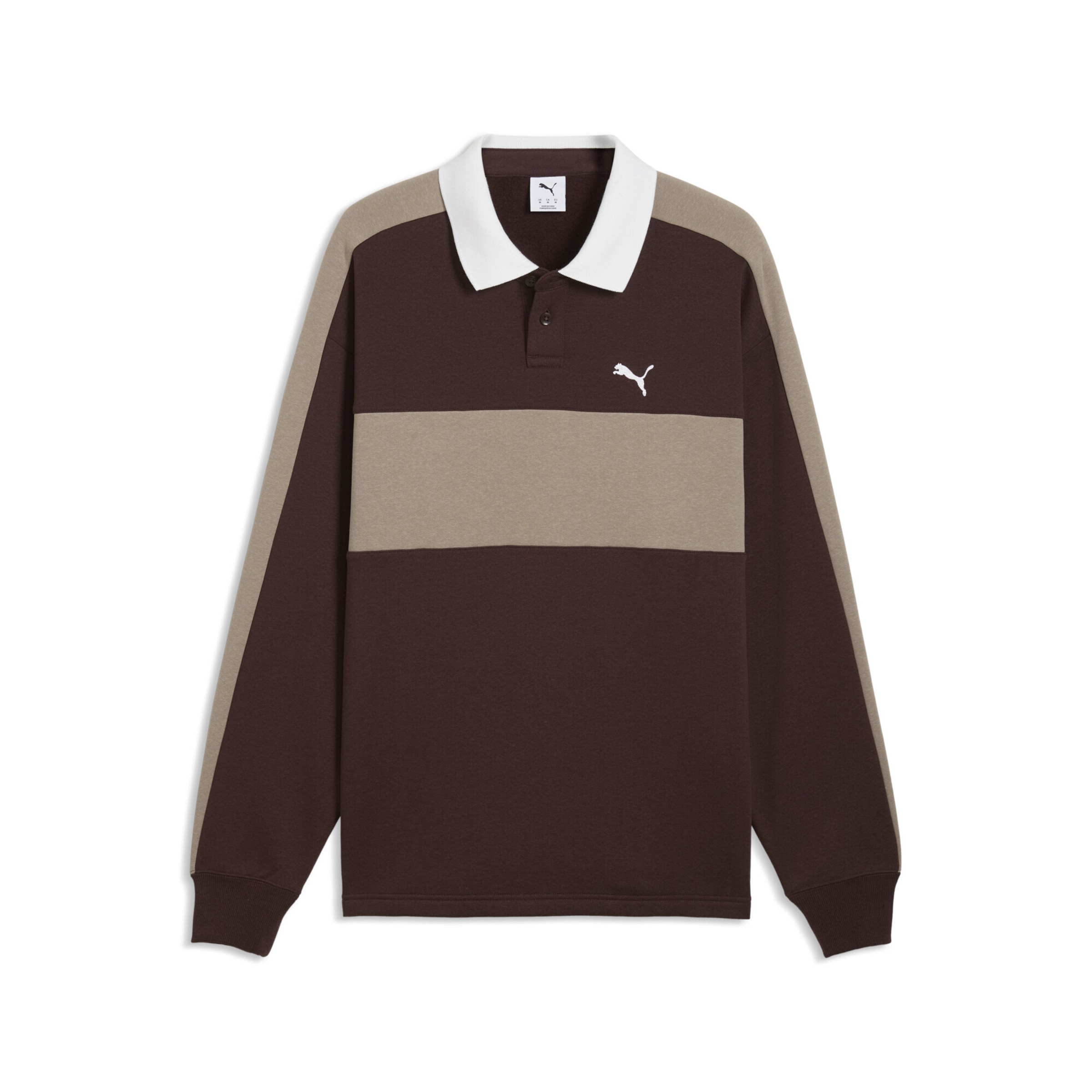 PUMA Sweatshirt 'T7' in Braun: Vorderseite