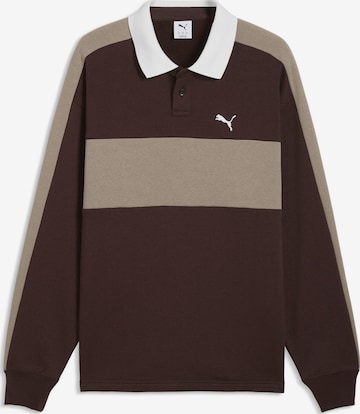 PUMA Sweatshirt 'T7' in Braun: Vorderseite