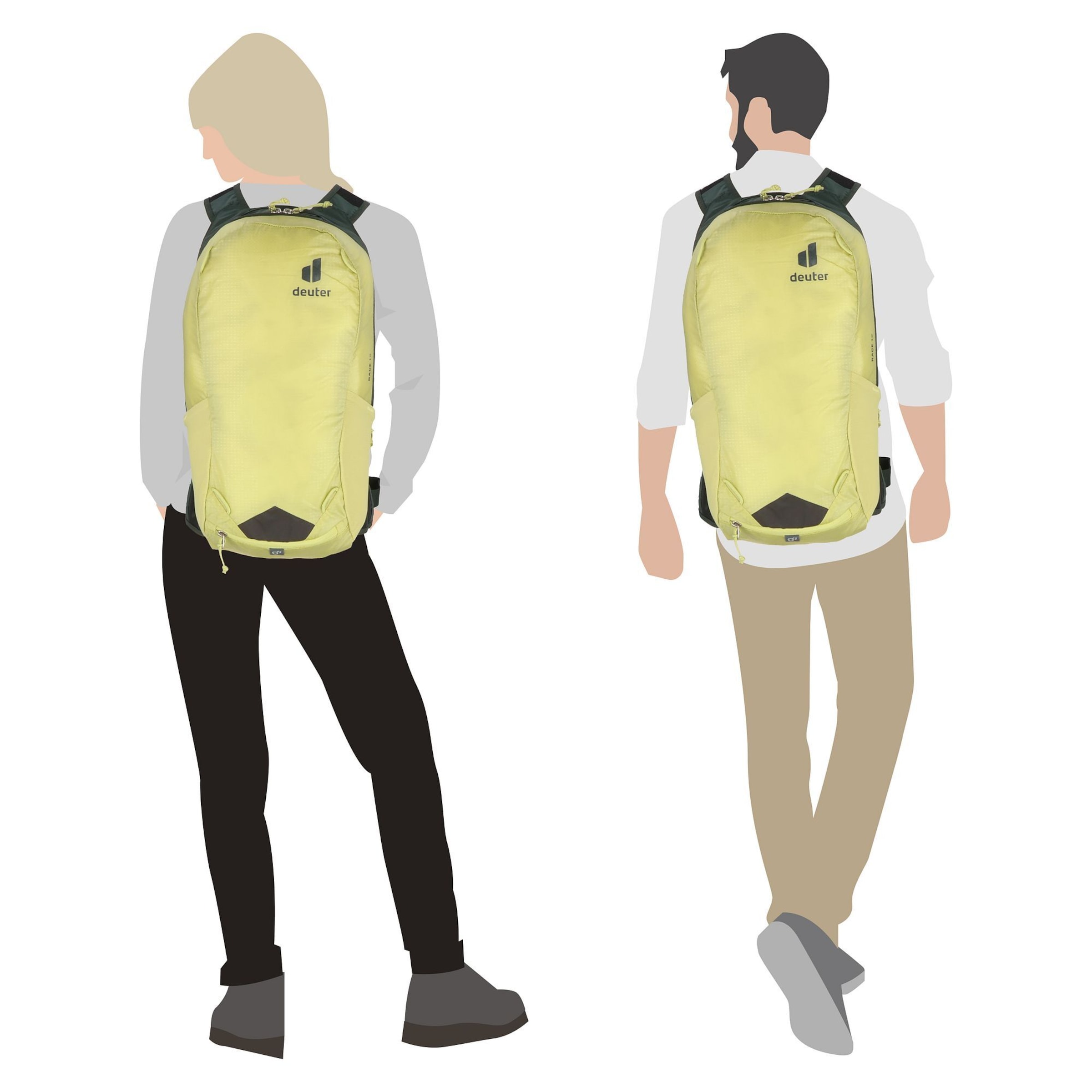 Sac à dos de sport 'Race 12' DEUTER en vert