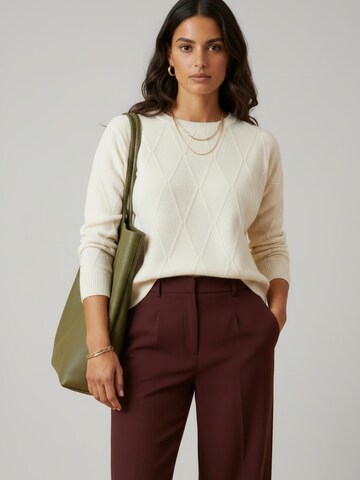 WEARABLE STORIES Trui 'Manou' in Beige