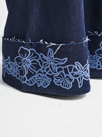 Wide Leg Jean 'Wide High Rise Jeans' IT'S BASIC en bleu