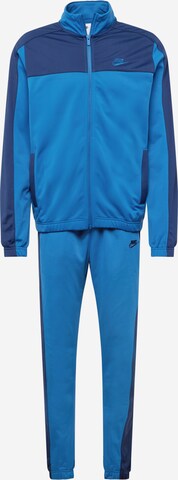 Nike Sportswear Joggingová souprava – modrá: přední strana