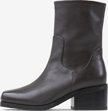BRONX Ankle Boots 'Rock-Ey' in Brown: front