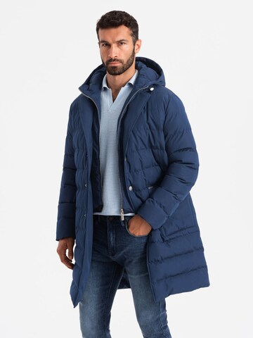 Ombre Winterjacke in Blau