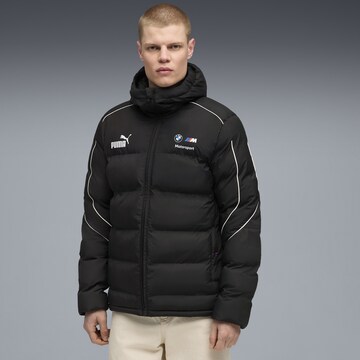 PUMA Sportjas 'BMW M Motorsport MT7+' in Zwart: voorkant