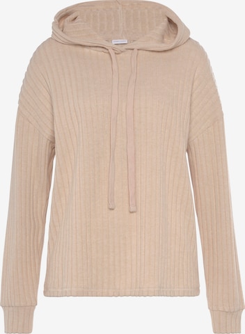 Felpa di LASCANA in beige: frontale
