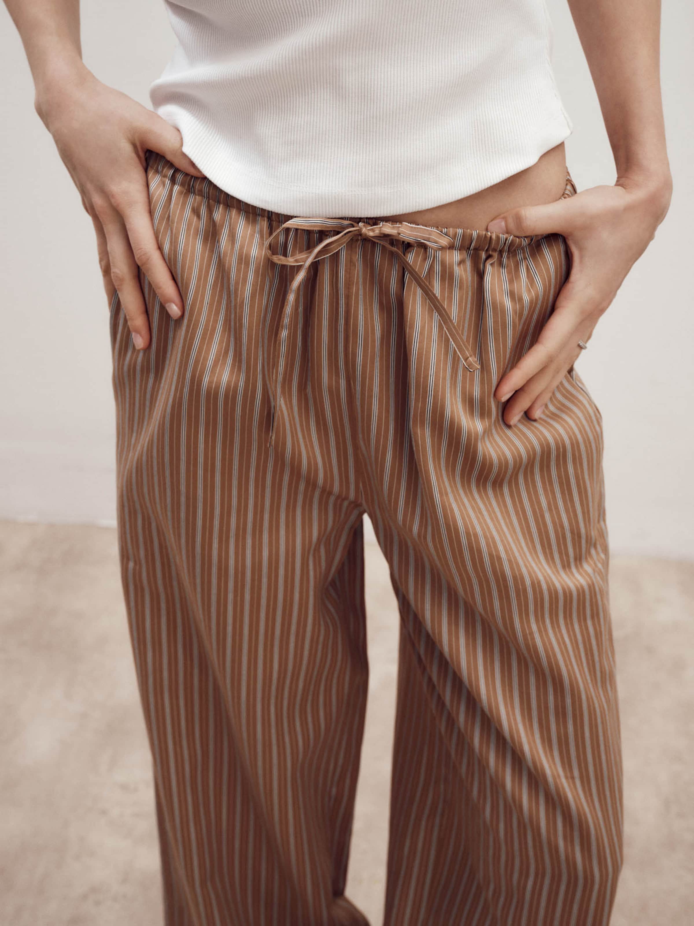 亀井 　Rota brown 1pleats linen pants Brown Irish Linen Single Pleat Trouser – Drakes US