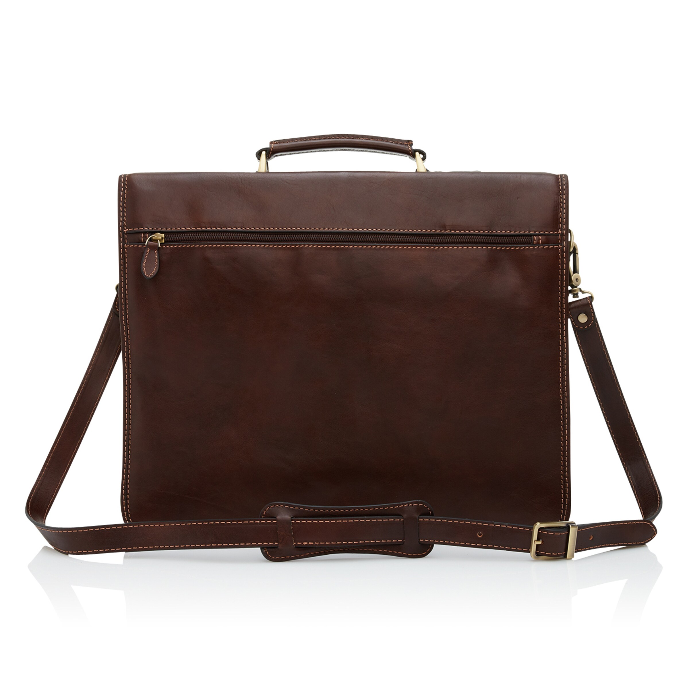 Borsa portadocumenti 'Verona' di Castelijn & Beerens in marrone