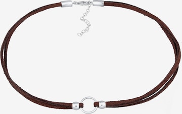 ELLI Necklace in Brown: front