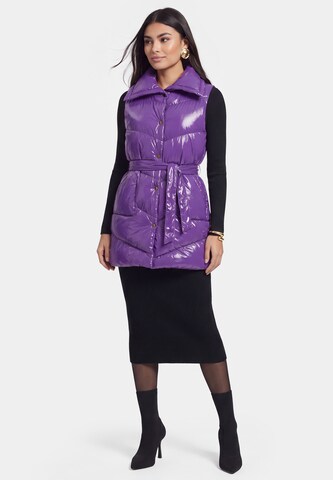 faina - Colete em roxo