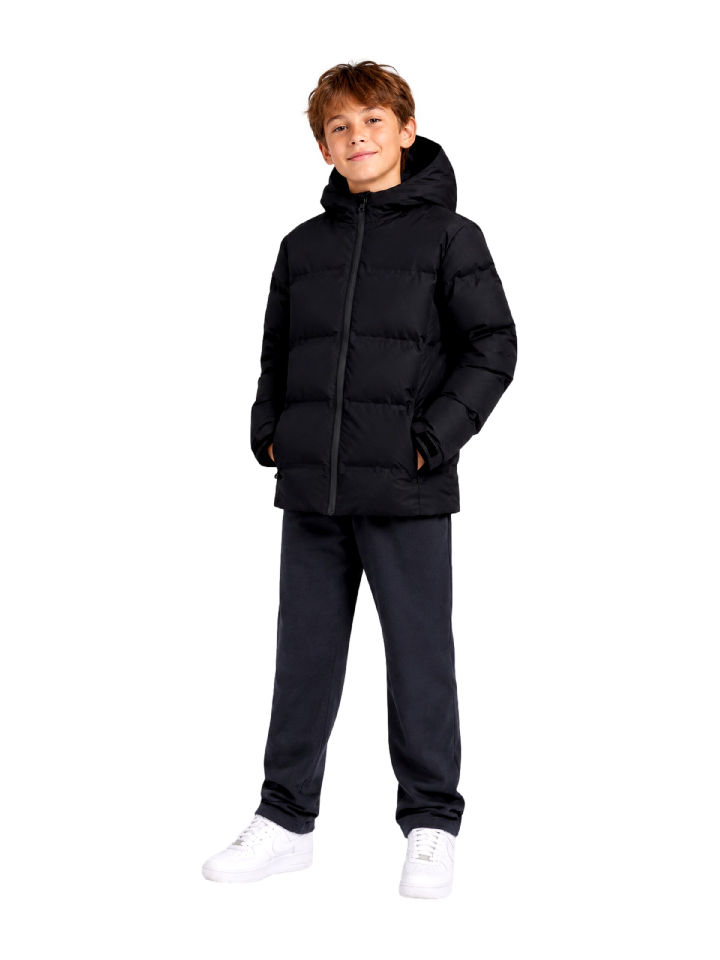 Jack & Jones Junior - Chaqueta de invierno 'JJSage' en negro