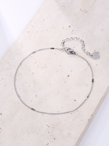 Hey Happiness Fußschmuck 'Flat Links' in Silber
