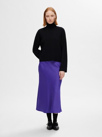 Jupe 'SLFLENA' SELECTED en violet
