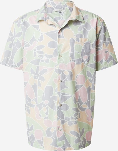 Iriedaily Overhemd 'Resorio' in de kleur Lichtgroen / Lila / Rosa / Wit, Productweergave