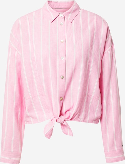 Tommy Jeans Chemisier en rose / blanc, Vue avec produit
