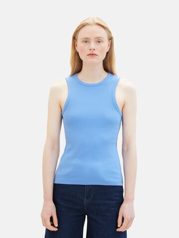 Top di TOM TAILOR DENIM in blu: frontale