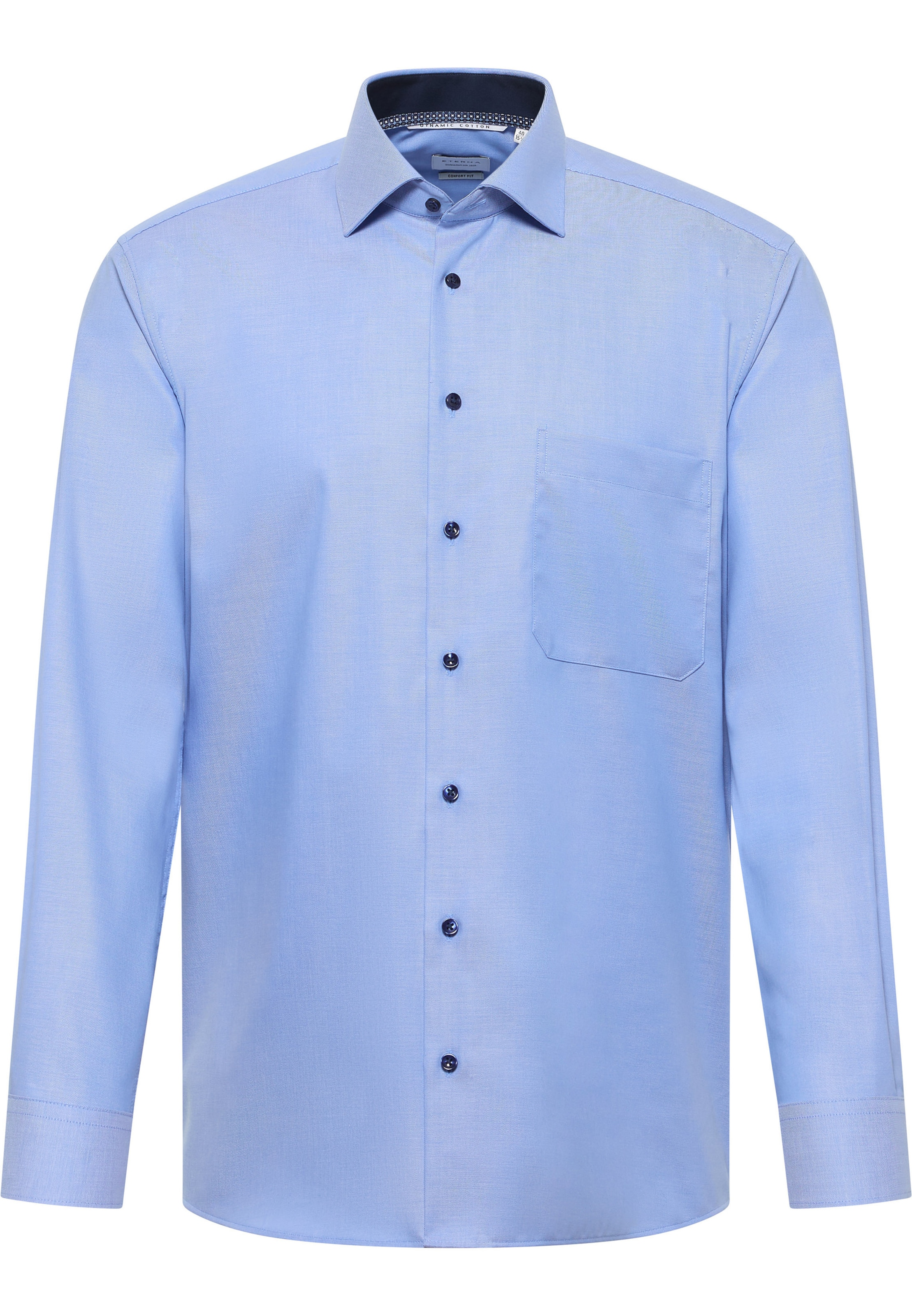 ETERNA Hemd in Blau: Vorderseite