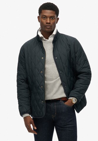 Veste mi-saison Superdry en bleu : devant