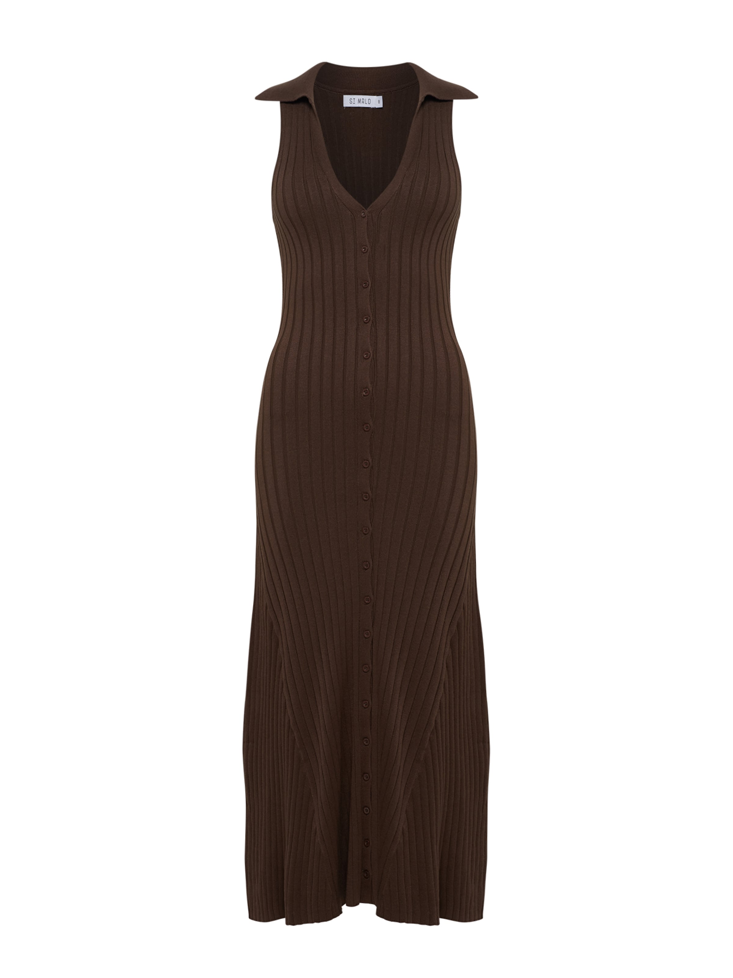 St MRLO Плетена рокля 'KELSY' в кафяво: отпред
