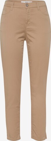 BRAX Slimfit Broek 'Mary' in Bruin: voorkant