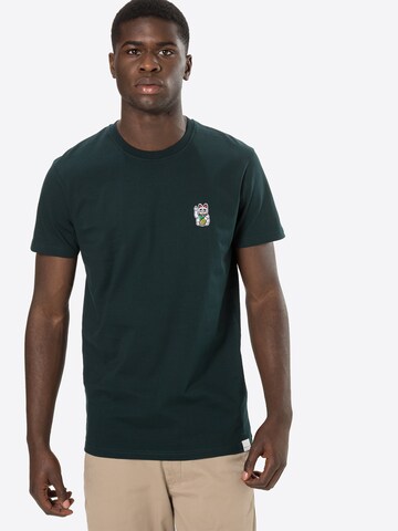 Iriedaily - Camisa 'Bye Bye' em verde: frente