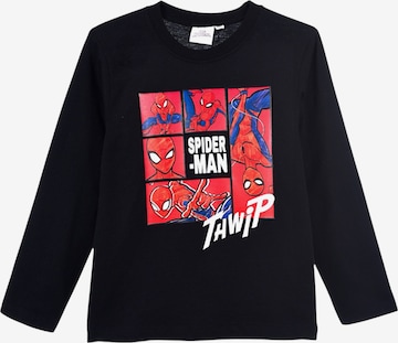 Spider-Man Shirt 'Spider-Man Langarmshirt' in Black: front