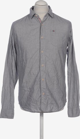 Tommy Jeans Button Up Shirt in S in Grey: front