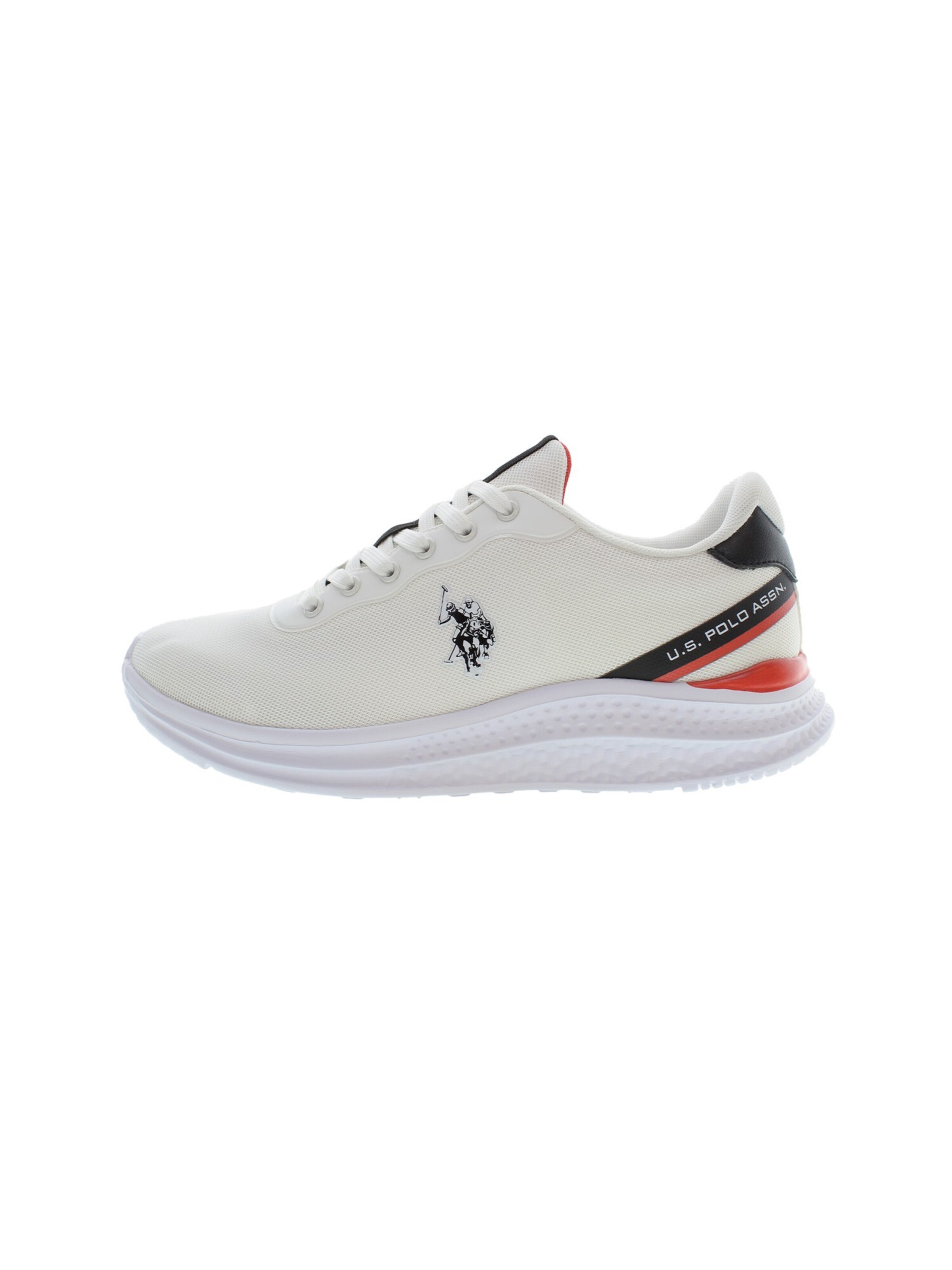 Sneaker bassa 'Kaleb' di U.S. POLO ASSN. in bianco: frontale