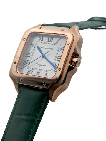 Laurent Philippe - Reloj analógico 'Conqueror Spirit of the Rose – Tsavorite Temptation' en verde