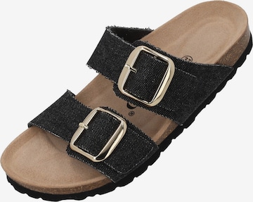 PaladoNatikače s potpeticom 'Samos' - crna boja: prednji dio