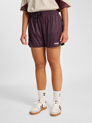 Hummel Regular Sporthose in Rot: Vorderseite