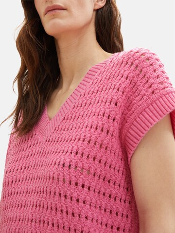 TOM TAILOR Pullover in Pink