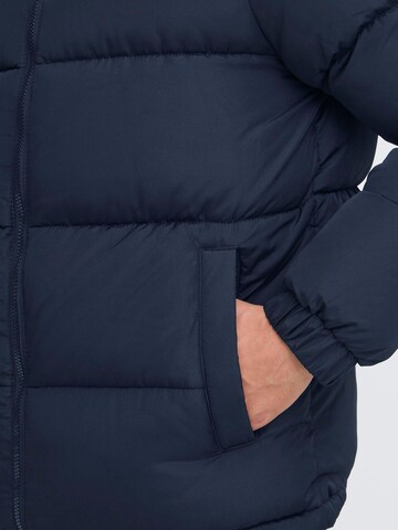!Solid Winterjas ' SDMARLON ' in Blauw