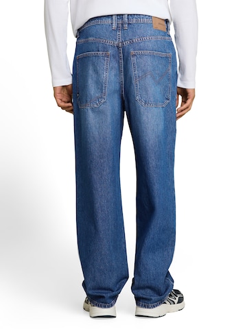 TOM TAILOR DENIM Baggy Farkut 'ELLIOT' värissä sininen