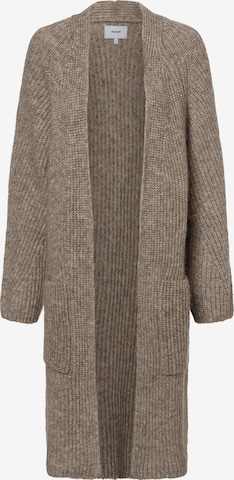 Cardigan 'Zindi' NÜMPH en marron : devant