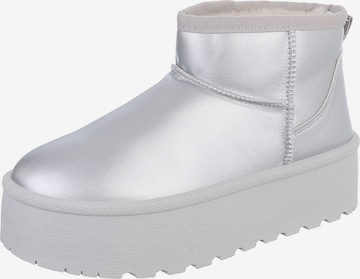Ital-Design Boots in Silver: front