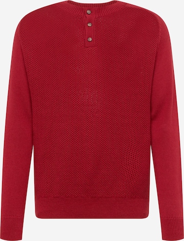 MUSTANG Sweater 'Emil' in Red: front