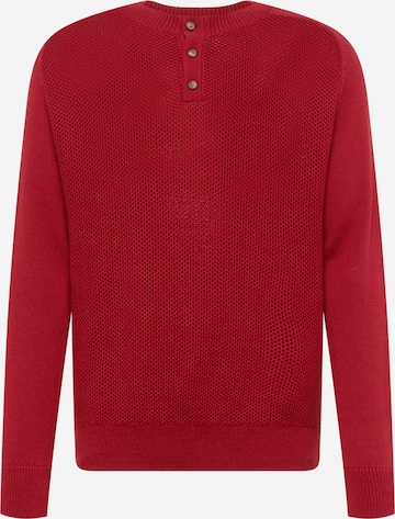 MUSTANG - Pullover 'Emil' em vermelho: frente