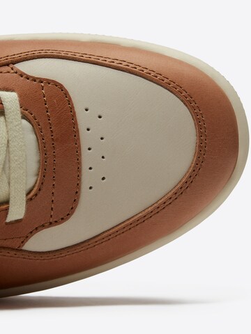 TIMBERLAND Veterschoen 'Low Lace-Up Sneaker' in Beige